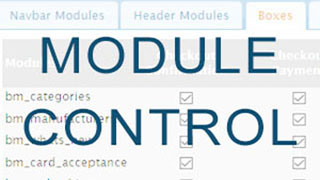 Modules Control Pro